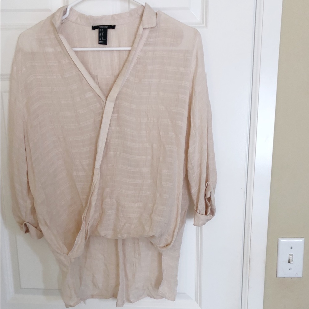 High Low Button Down Shirt